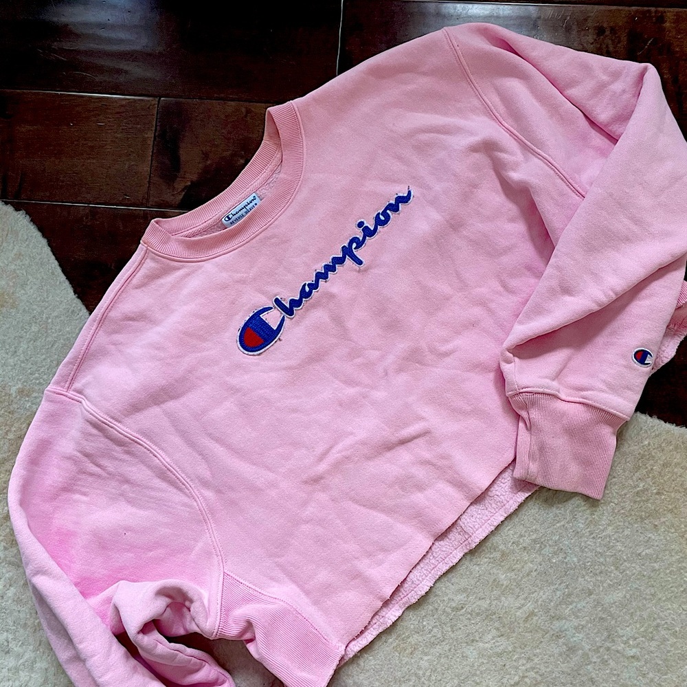 VINTAGE CHAMPION CROPPED SWEATER